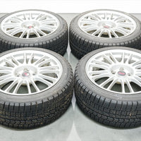 JDM Subaru WRX STI GRB BBS Forged 18x8.5 +55 Wheels & Winter Tires