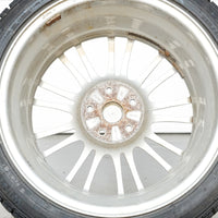 JDM Subaru WRX STI GRB BBS Forged 18x8.5 +55 Wheels & Winter Tires