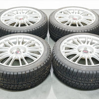 JDM Subaru WRX STI GRB BBS Forged 18x8.5 +55 Wheels & Winter Tires